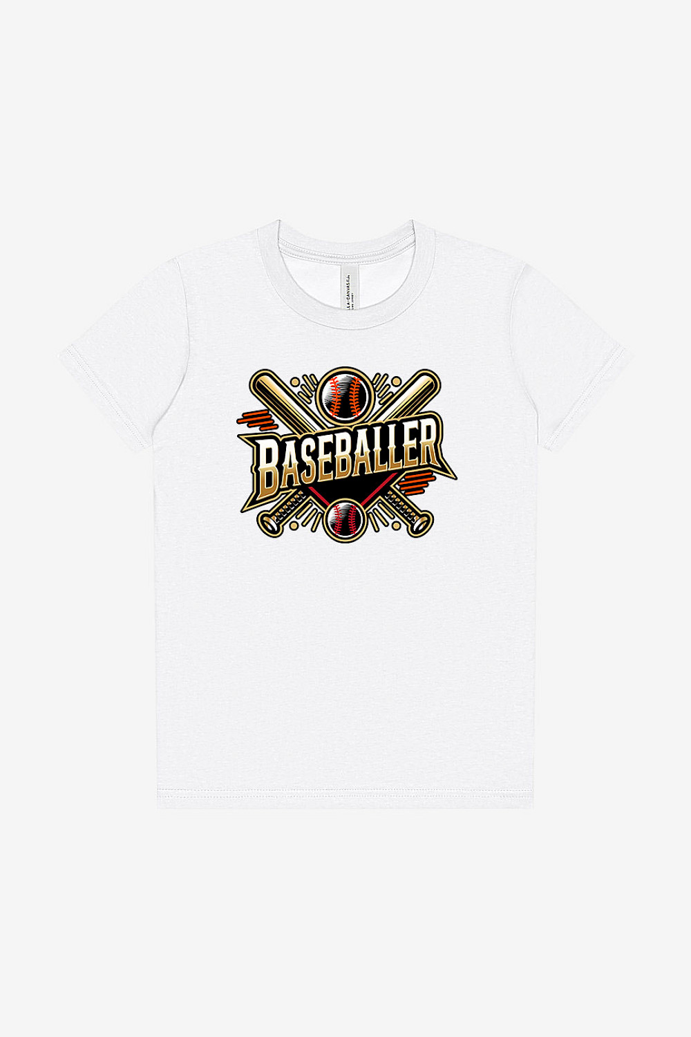 Youth Jersey Short Sleeve Tee - Baseballer (Cross)